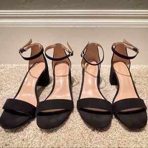 Black Strappy dress shoes